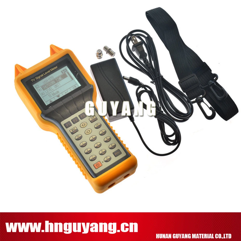 Стандартный измеритель уровня ТВ GUYANG GY200D, бесплатная доставка, тестирование кабеля для телевизора, 5-870 МГц, MER BER
Стандартный измеритель уровня ТВ GUYANG GY200D, бесплатная доставка, тестирование кабеля для телевизора, 5-870 МГц, MER BER