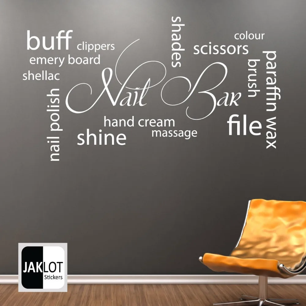Nail Salon Hairdresser Beauty Barber Shop Wall Art Stickers Decal Home Decoration Mural
Nail Salon Hairdresser Beauty Barber Shop Wall Art Stickers Decal Home Decoration Mural