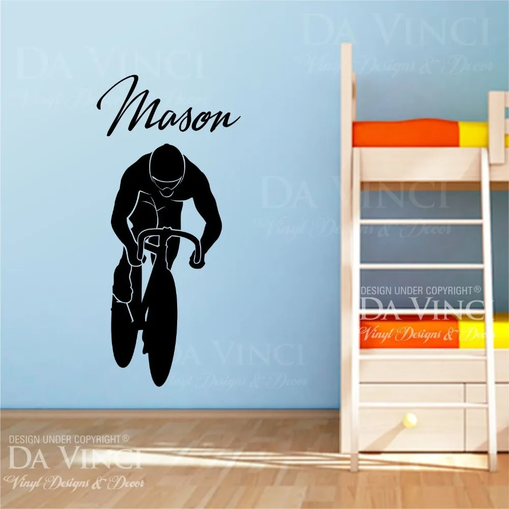 Наклейка на стену для езды велосипеде|sticker decoration|vinyl stickerswall sticker decor |