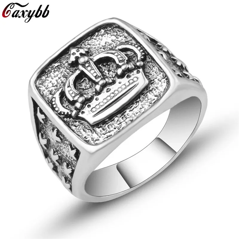 New Arrival King Queen Crown Signet Ring for Men Women Vintage Silver Color Carving Stars Punk Party Jewelry Gifts
New Arrival King Queen Crown Signet Ring for Men Women Vintage Silver Color Carving Stars Punk Party Jewelry Gifts