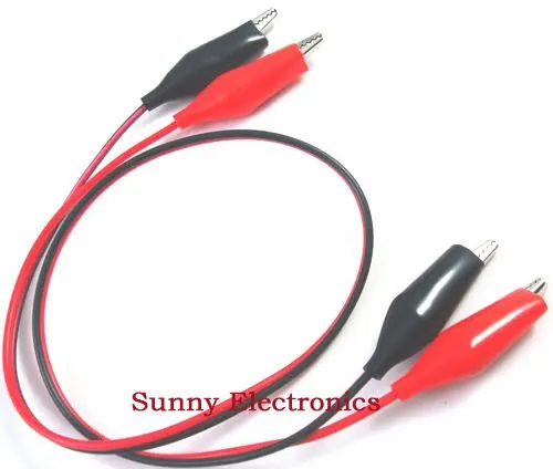 50 set High quality Dual Crocodile Alligator Clips Wire Test Lead Red+Black Clip test
50 set High quality Dual Crocodile Alligator Clips Wire Test Lead Red+Black Clip test