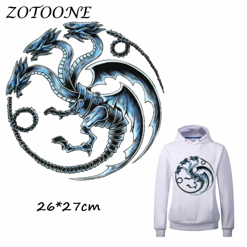 ZOTOONE Dragon Round Patch for Clothing Iron-On Garment Heat Transfer Washable Badge Diy Accessory T Shirt Deco Applique Patches
ZOTOONE Dragon Round Patch for Clothing Iron-On Garment Heat Transfer Washable Badge Diy Accessory T Shirt Deco Applique Patches