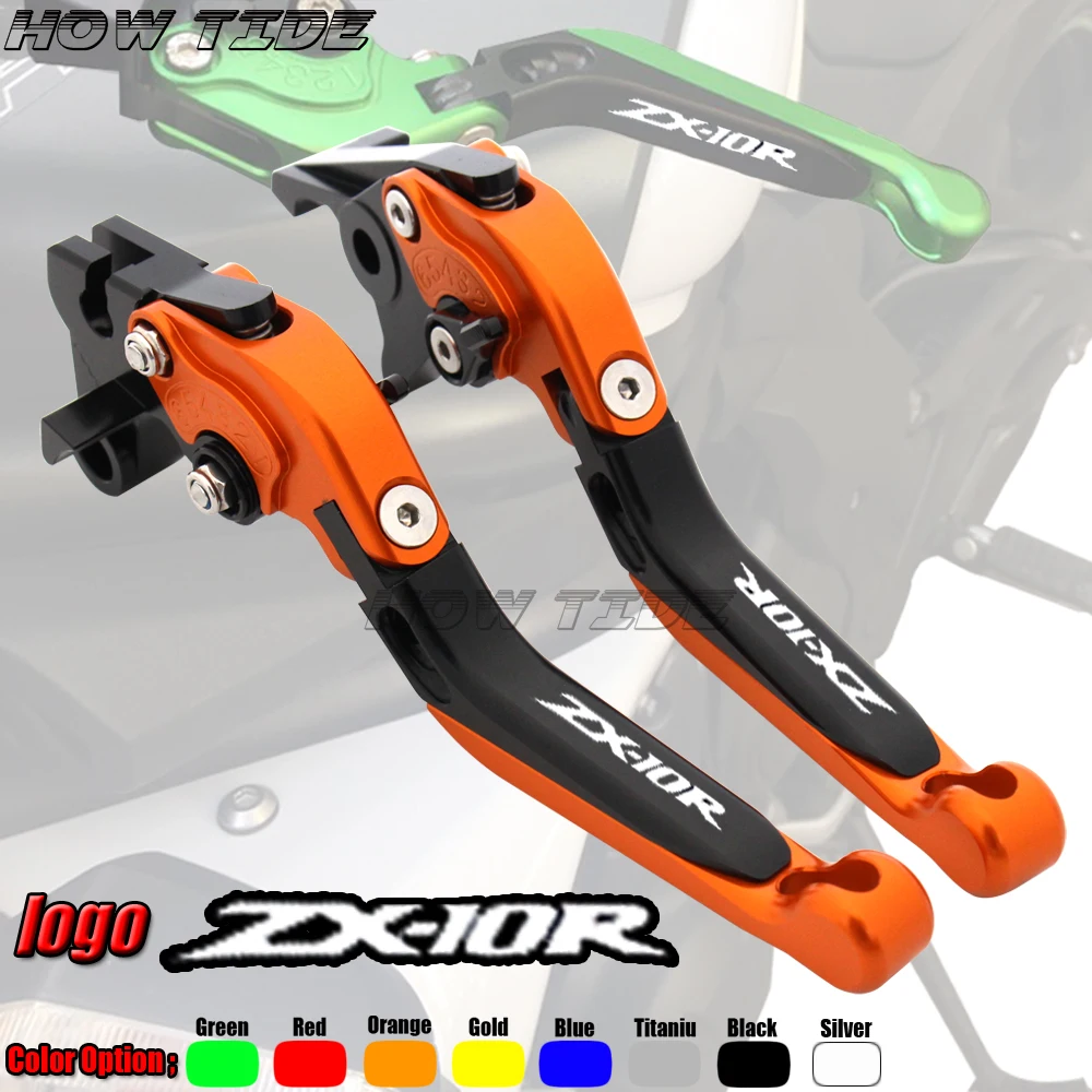 Laser Engraved Logo Motorcycle CNC Adjustable Extendable Folding Brake Clutch Levers For kawasaki ZX10R ZX-10R 2016
Laser Engraved Logo Motorcycle CNC Adjustable Extendable Folding Brake Clutch Levers For kawasaki ZX10R ZX-10R 2016