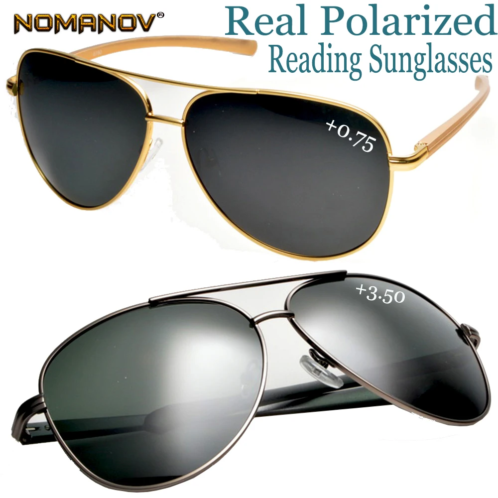 Oversized Al-mg Men Women Polarized Reading Sunglasses +0.75 +1 +1.5 to +4 High Strength Anti-corrosion Spring Hinge Pilot Frame
Oversized Al-mg Men Women Polarized Reading Sunglasses +0.75 +1 +1.5 to +4 High Strength Anti-corrosion Spring Hinge Pilot Frame