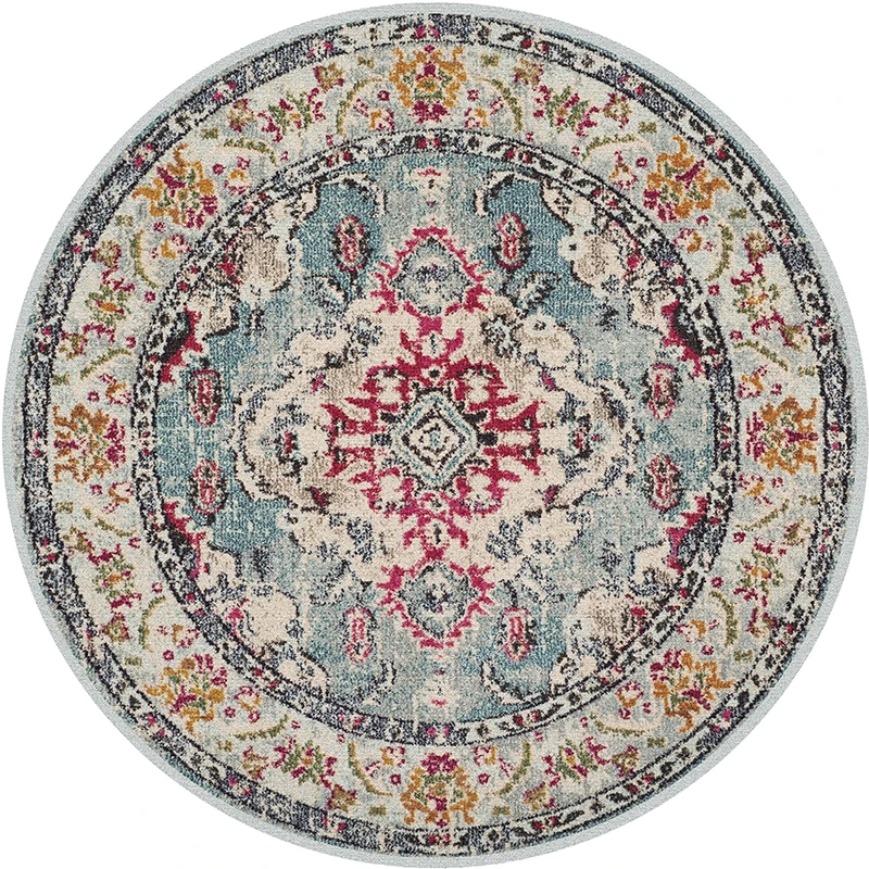 Persian Style Round Carpets For Living Room Bedroom Rugs And Carpets Classic Flower Area Rugs Decor Floor Study Coffee Table Mat
Persian Style Round Carpets For Living Room Bedroom Rugs And Carpets Classic Flower Area Rugs Decor Floor Study Coffee Table Mat