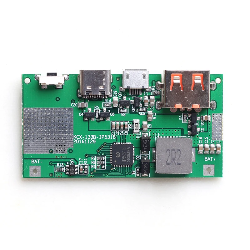 QC3.0 Fast Charge Booster Board 5V 9V 12V Bidirectional Fast Charge Booster Board Type-C Charging Treasure Circuit Board
QC3.0 Fast Charge Booster Board 5V 9V 12V Bidirectional Fast Charge Booster Board Type-C Charging Treasure Circuit Board