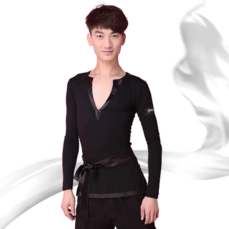 Ballroom Dance Shirt For Men Long Sleeve V Collar Latin Top Salsa Rumba Samba Practice Show Dancewear Mens Clothing DNV10804
Ballroom Dance Shirt For Men Long Sleeve V Collar Latin Top Salsa Rumba Samba Practice Show Dancewear Mens Clothing DNV10804