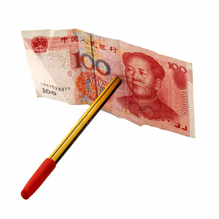 1PCS Magic Ball Pen Brand Black gagsToy Thru Bill Penetration Dollar Bill Pen Trick Close Up Magic Trick Classic gags Toys
1PCS Magic Ball Pen Brand Black gagsToy Thru Bill Penetration Dollar Bill Pen Trick Close Up Magic Trick Classic gags Toys