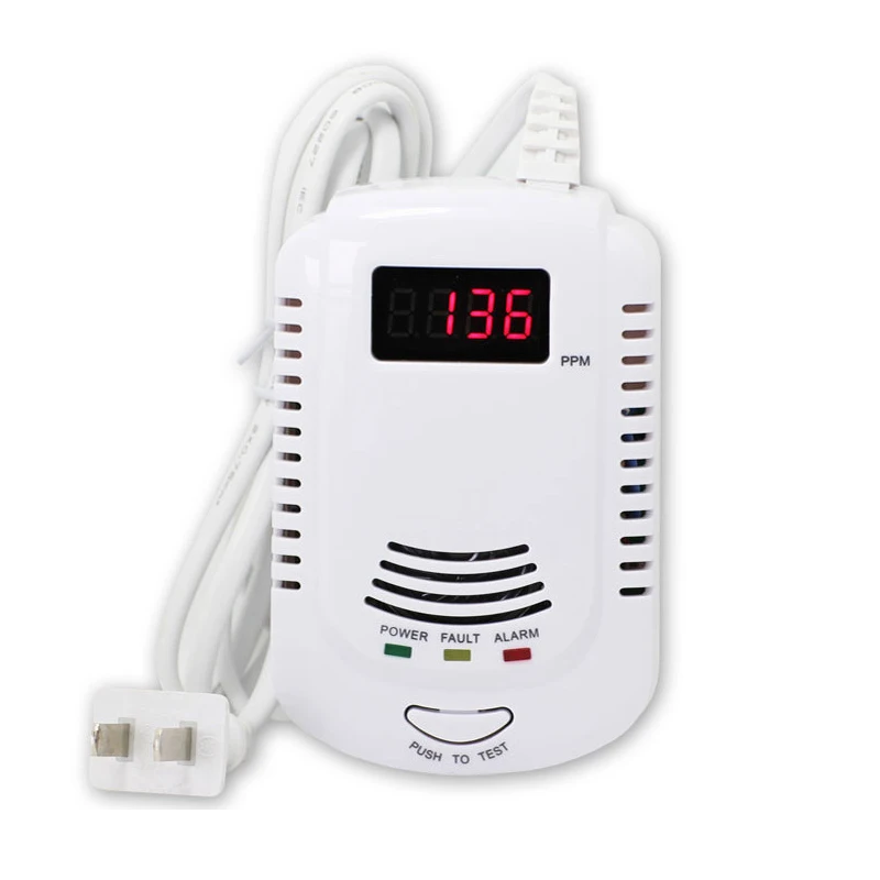 Wired Gas Detector Digital LED Display Combustible Gas Detector For Home Alarm System with Voice Warning
Wired Gas Detector Digital LED Display Combustible Gas Detector For Home Alarm System with Voice Warning