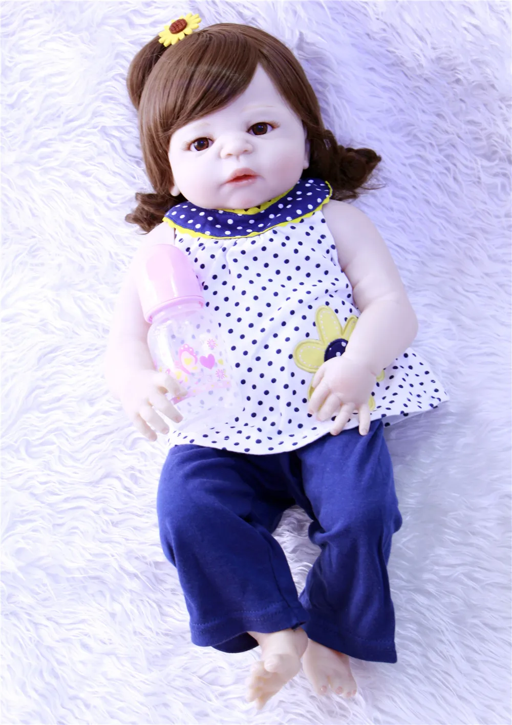 22''Newborn Reborn Baby Dolls Silicone Full Body Cute Soft Baby Alive Doll For Girls Princess Kid Fashion Bebe Reborn Dolls 55cm
22''Newborn Reborn Baby Dolls Silicone Full Body Cute Soft Baby Alive Doll For Girls Princess Kid Fashion Bebe Reborn Dolls 55cm