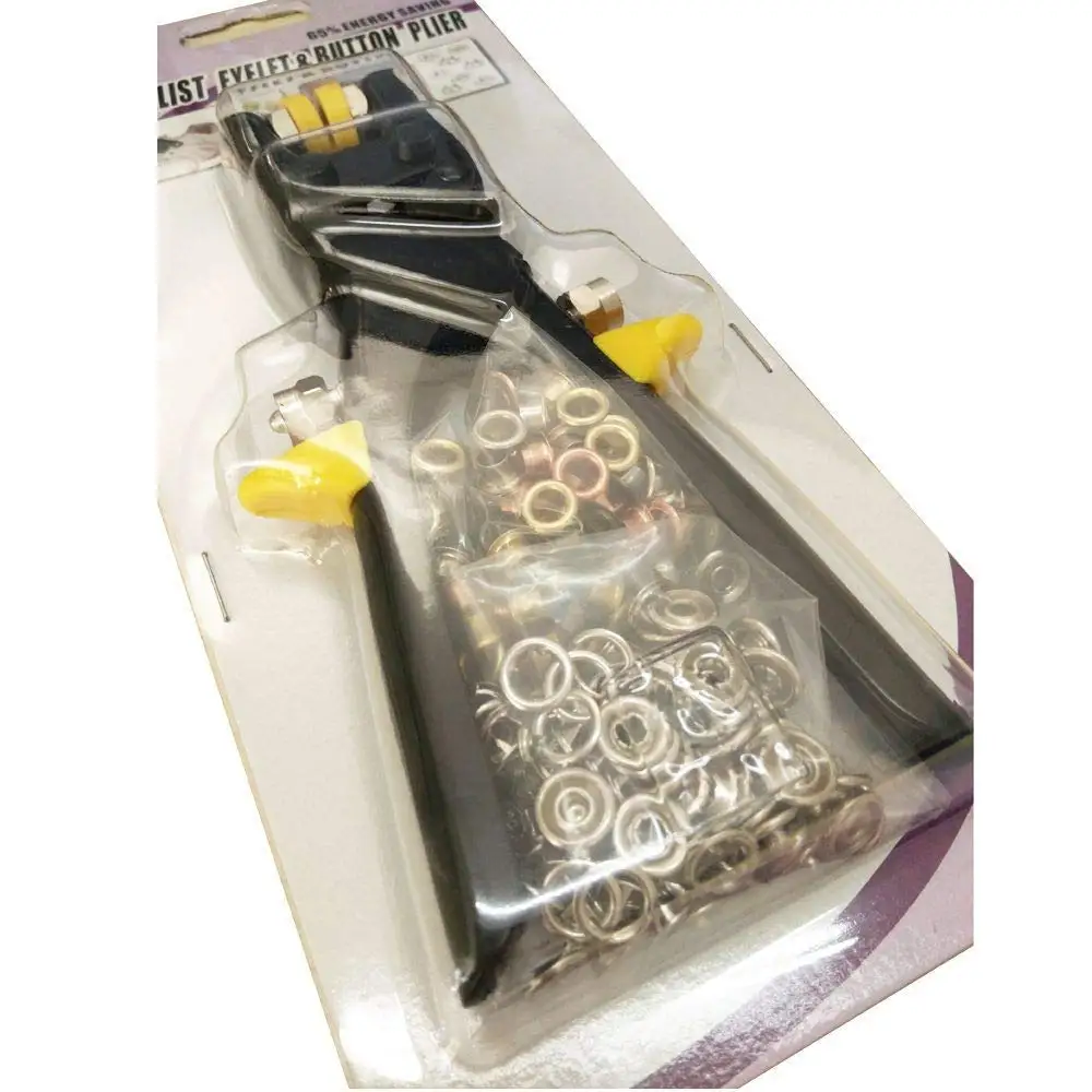 Hand Tools 6-1/2" Punch Plier & Metal Buttons, Specialist Eyelet & Button Plier, Hand Press Tool #EP-612
Hand Tools 6-1/2" Punch Plier & Metal Buttons, Specialist Eyelet & Button Plier, Hand Press Tool #EP-612