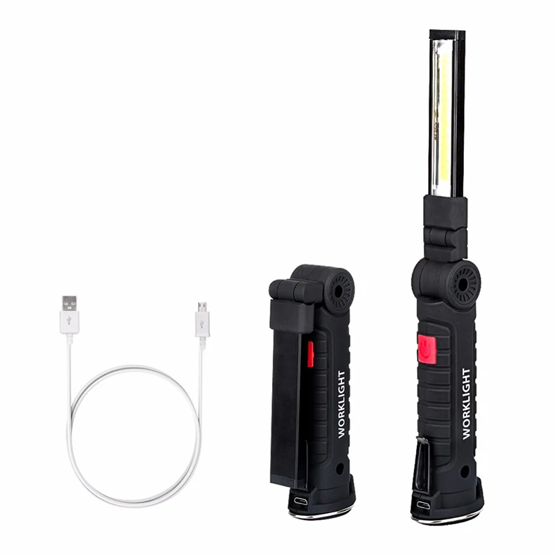 Auto LED Portable Flashlight USB Torch Work Light Magnetic Rechargeable COB Hanging Hook Outdoor Car Repair Flashlight
Auto LED Portable Flashlight USB Torch Work Light Magnetic Rechargeable COB Hanging Hook Outdoor Car Repair Flashlight