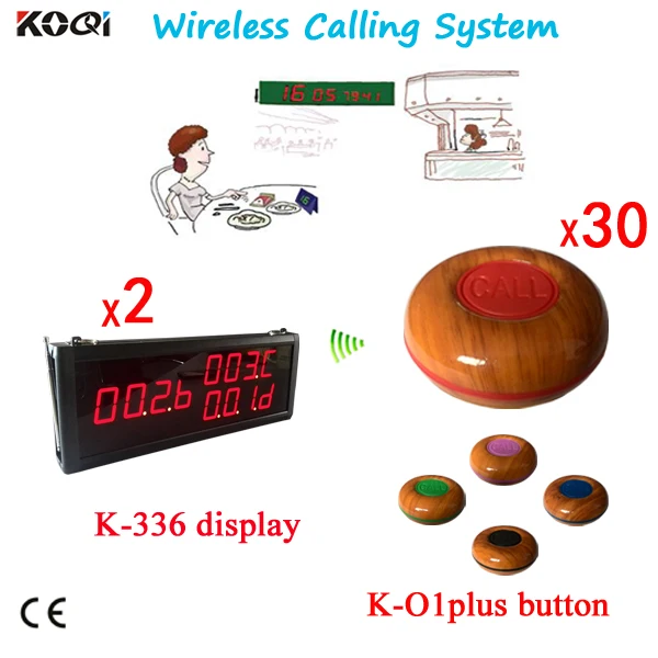 Restaurant Waiter Call System Can Show 3-digit Number and 3 Groups Call Numberic Big Display
Restaurant Waiter Call System Can Show 3-digit Number and 3 Groups Call Numberic Big Display