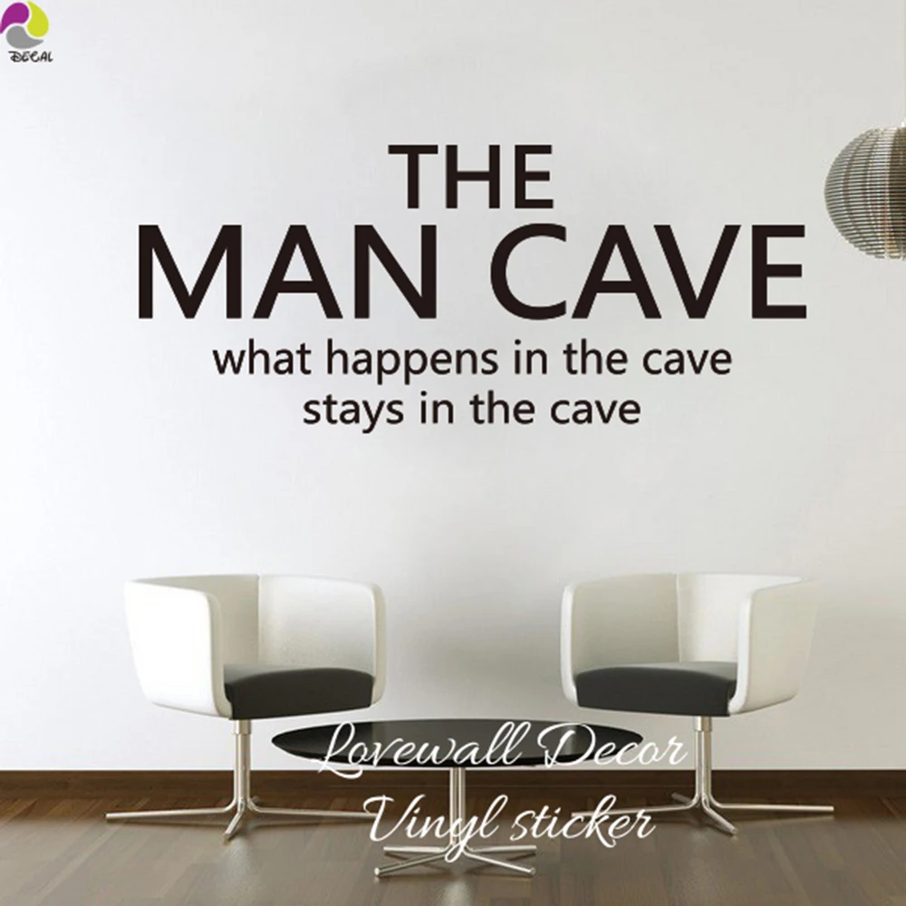The Man Cave What Happens In The Cave Stays In The Cave Wall Sticker Office Kids Room Motivation Inspiration Quote Decal Vinyl
The Man Cave What Happens In The Cave Stays In The Cave Wall Sticker Office Kids Room Motivation Inspiration Quote Decal Vinyl