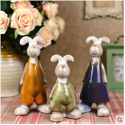 Bugs Bunny family ceramic white rabbit home decor crafts room decoration handicraft ornament porcelain animal figurines
Bugs Bunny family ceramic white rabbit home decor crafts room decoration handicraft ornament porcelain animal figurines