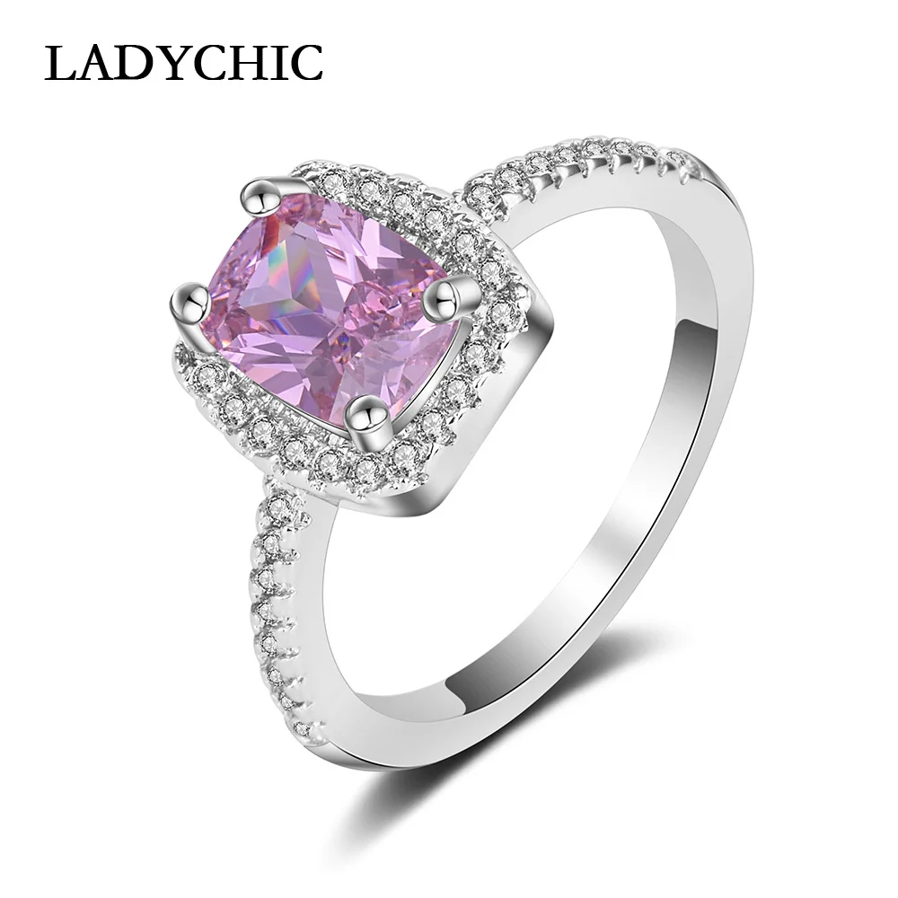 LADYCHIC Classic Charm Multicolor Cubic Zirconia Rings Women Fashion Jewelry Pink/Yellow/Clear Zircon Ring Gift Wholesale LR1014
LADYCHIC Classic Charm Multicolor Cubic Zirconia Rings Women Fashion Jewelry Pink/Yellow/Clear Zircon Ring Gift Wholesale LR1014