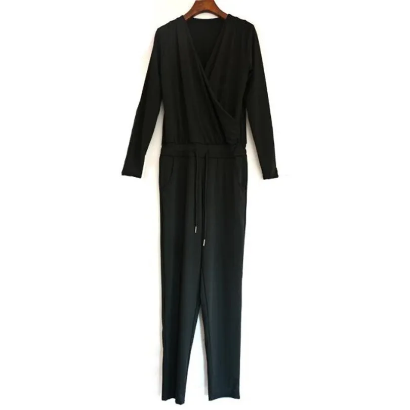YSDNCHI Women Jumpsuit Sexy V Neck Pleated Waist Pocket Long Rompers Cross Overalls Long Sleeve Playsuit Plus Size Clothing
YSDNCHI Women Jumpsuit Sexy V Neck Pleated Waist Pocket Long Rompers Cross Overalls Long Sleeve Playsuit Plus Size Clothing