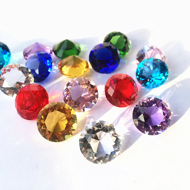 12pcs Lovely 20mm Mixed Colors K9 Crystal Glass Faceted Diamonds For Wedding Table Decoration/ Display Window For Mobile Phone
12pcs Lovely 20mm Mixed Colors K9 Crystal Glass Faceted Diamonds For Wedding Table Decoration/ Display Window For Mobile Phone
