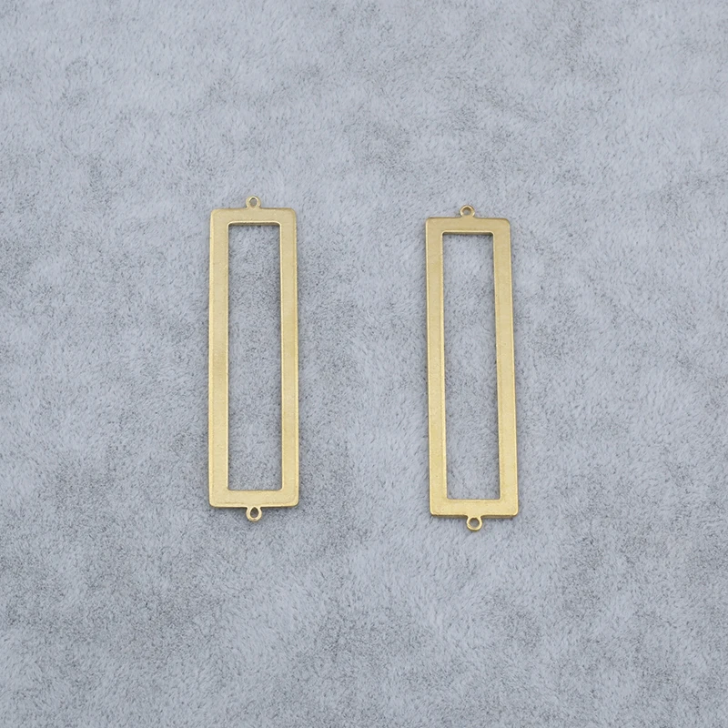10Pcs Raw Brass Rectangle Square Hollow Links Rectangular Frame Pendants Connectors DIY For Jewelry Earrings Making Findings
10Pcs Raw Brass Rectangle Square Hollow Links Rectangular Frame Pendants Connectors DIY For Jewelry Earrings Making Findings