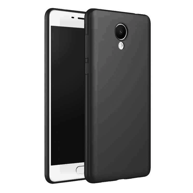 Чехол для Meizu m5s Роскошный Матовый противоударный чехол m5c силиконовый m5 Note