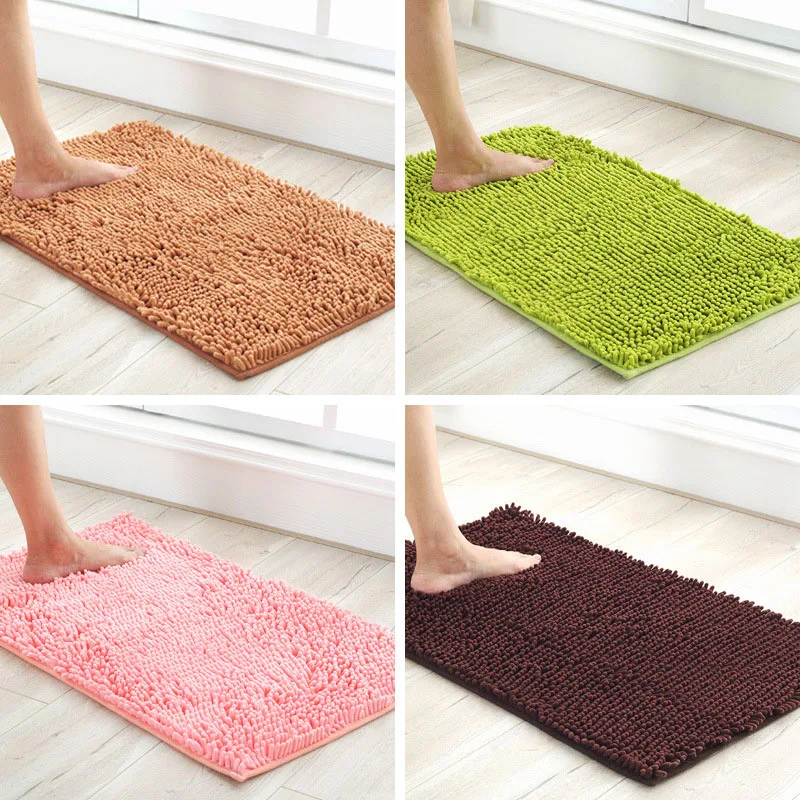 PVC Chenille Plush Pad Living Room Bedroom Bathroom Door Mat Kitchen Non-slip Microfiber Absorbent Mat
PVC Chenille Plush Pad Living Room Bedroom Bathroom Door Mat Kitchen Non-slip Microfiber Absorbent Mat