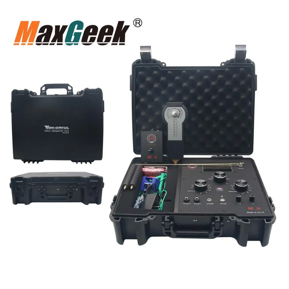 Maxgeek Long Range Gold Metal Detector Finder Scanner EPX-10000 Underground Gold Treasure Hunter 50M with Degausser
Maxgeek Long Range Gold Metal Detector Finder Scanner EPX-10000 Underground Gold Treasure Hunter 50M with Degausser