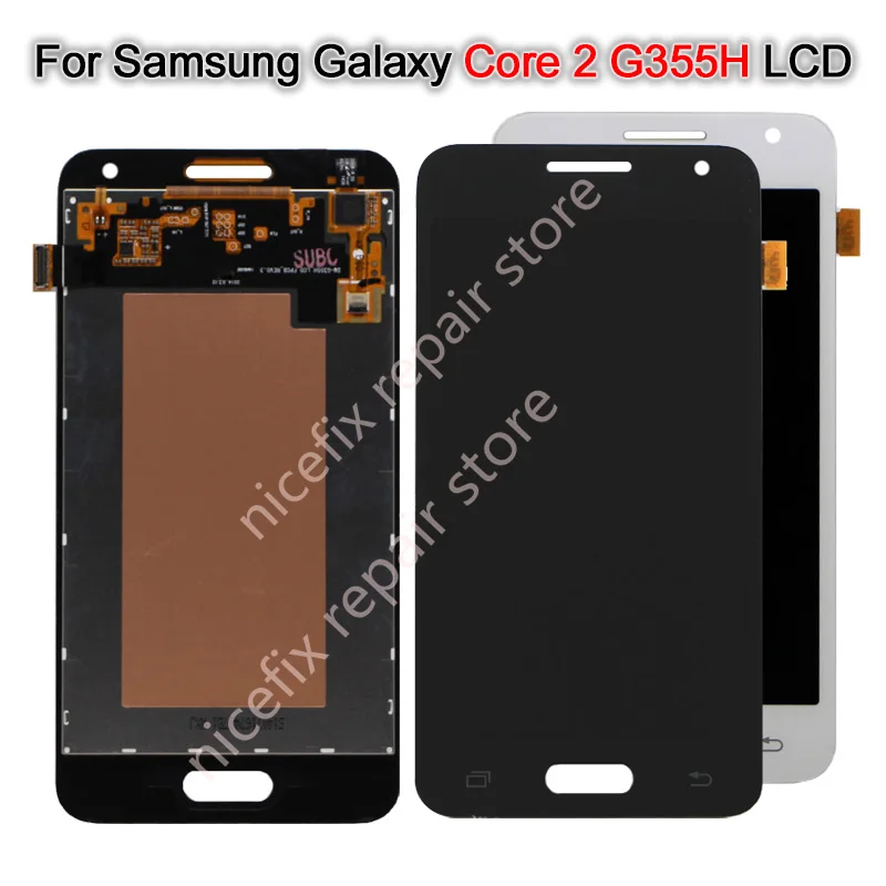 ЖК-дисплей для Samsung Galaxy Core 2 G355 G355H G3558 G355M панель монитора + сенсорный экран