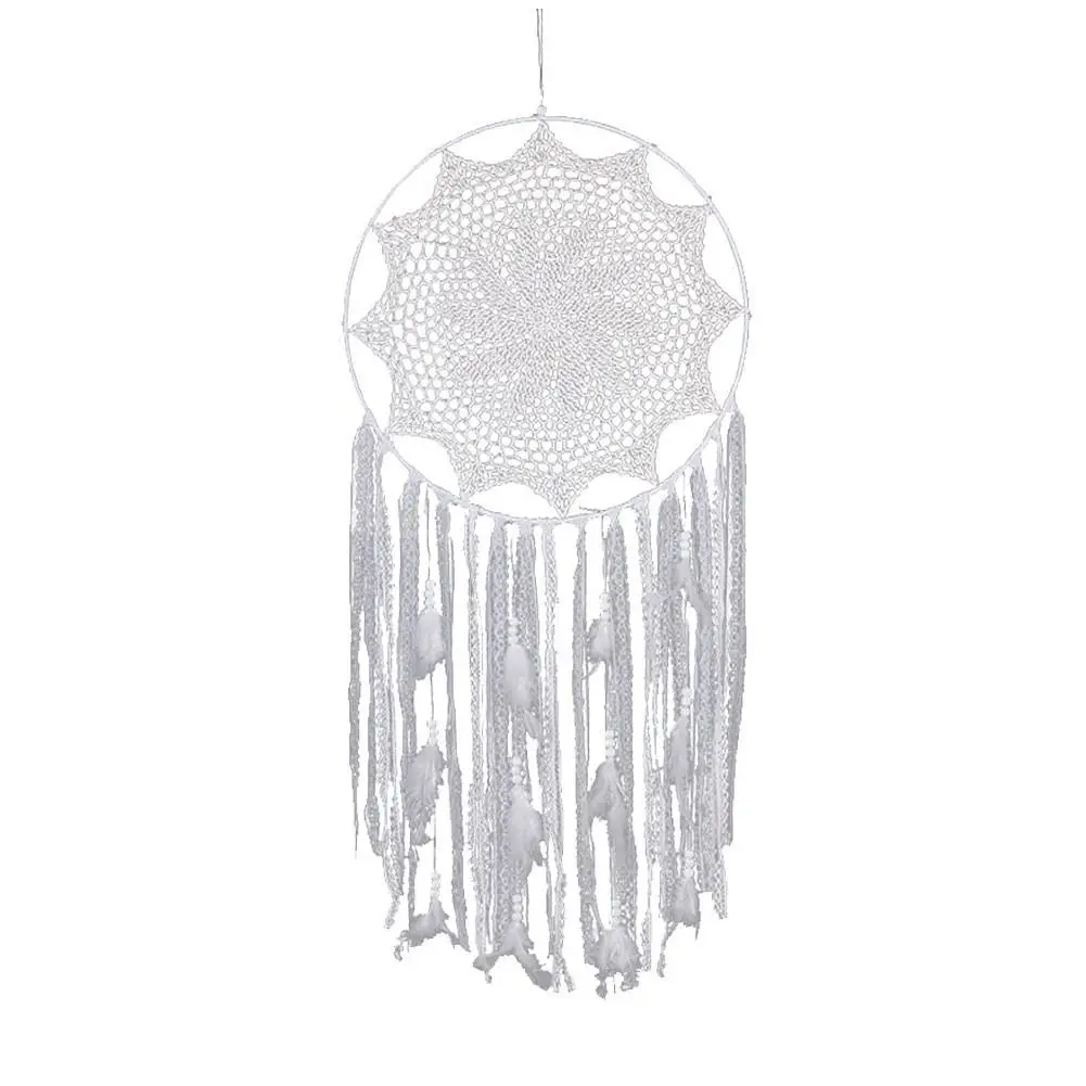 Dream Catcher Dreamy Wedding Large Handmade Crochet Lace Tassel Nordic Kids Room Decoration Wall Hanging Dreamcatcher
Dream Catcher Dreamy Wedding Large Handmade Crochet Lace Tassel Nordic Kids Room Decoration Wall Hanging Dreamcatcher