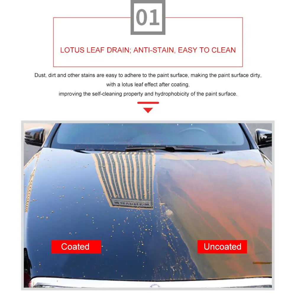 50Ml Automotive Plating Crystal Set 9H Car Nano Ceramic Plating Crystal Spray Type Super Hydrophobic Glass Coating Care
50Ml Automotive Plating Crystal Set 9H Car Nano Ceramic Plating Crystal Spray Type Super Hydrophobic Glass Coating Care