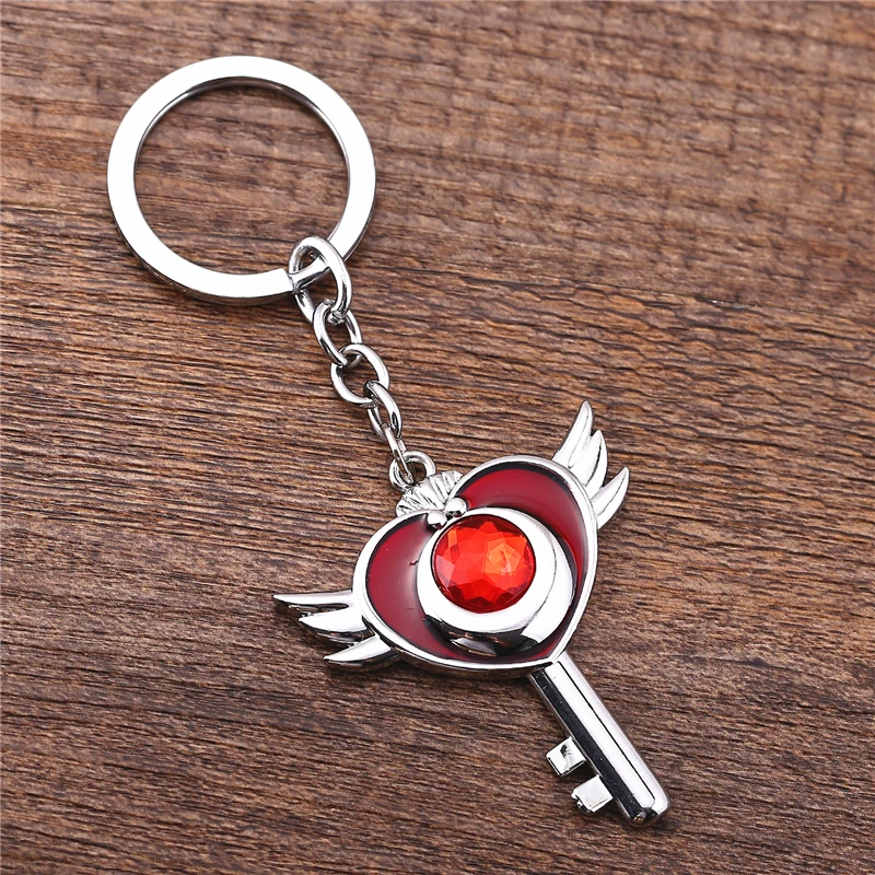 J Store Movie Sailor Moon Angel Wings Model Alloy Pendant Keychain Key Holder For Women Men Jewelry porte clef Chaveiro
J Store Movie Sailor Moon Angel Wings Model Alloy Pendant Keychain Key Holder For Women Men Jewelry porte clef Chaveiro