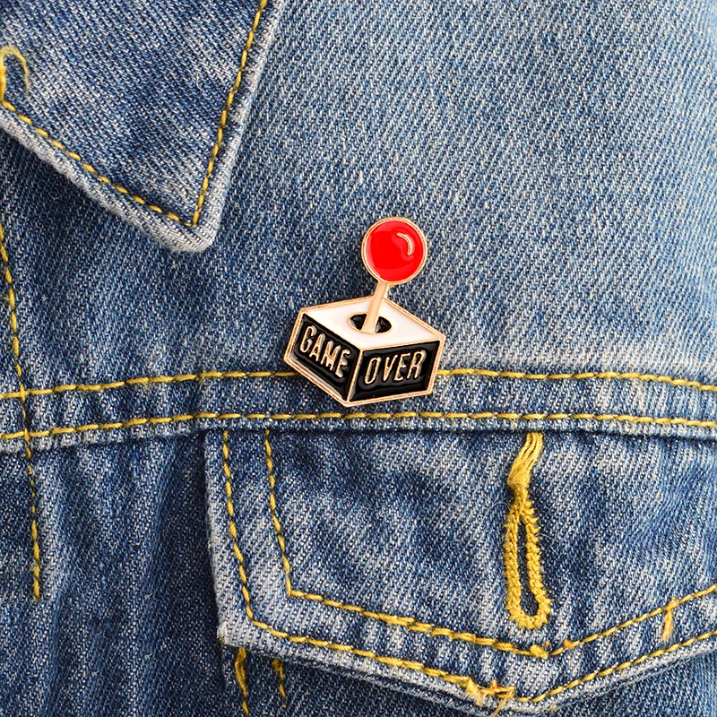 Cartoon GAME OVER Console Gamepad Brooch Enamel Pins Buckle Bag Jacket Hat Coat Pin Badge Icon Fashion Jewelry Gift For Kids Boy
Cartoon GAME OVER Console Gamepad Brooch Enamel Pins Buckle Bag Jacket Hat Coat Pin Badge Icon Fashion Jewelry Gift For Kids Boy