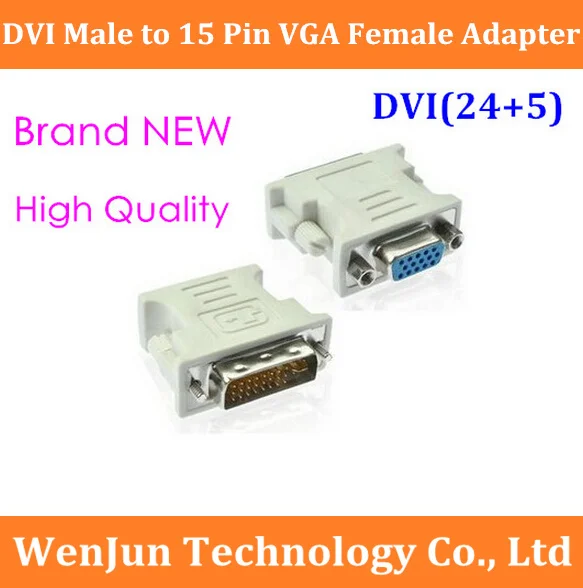 Адаптер для ПК HDTV, адаптер мама DVI-VGA, конвертер DVI 24 + 5 папа в 15-контактный разъем VGA, бесплатная доставка
Адаптер для ПК HDTV, адаптер мама DVI-VGA, конвертер DVI 24 + 5 папа в 15-контактный разъем VGA, бесплатная доставка