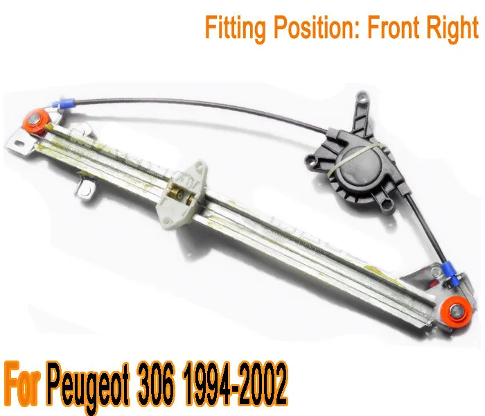 FOR PEUGEOT 306 CONVERTIBLE COMPLETE ELECTRIC WINDOW REGULATOR 2/3 - DOOR FRONT RIGHT 1994-2002
FOR PEUGEOT 306 CONVERTIBLE COMPLETE ELECTRIC WINDOW REGULATOR 2/3 - DOOR FRONT RIGHT 1994-2002