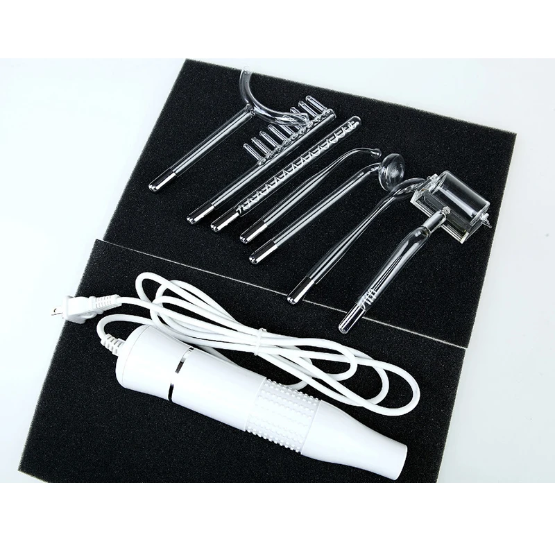 Portable 7 In 1 High Frequency Electrode Wand Electrotherapy Glass Tube Beauty Device Spot Remover Face Hair Body Skin Care Spa
Portable 7 In 1 High Frequency Electrode Wand Electrotherapy Glass Tube Beauty Device Spot Remover Face Hair Body Skin Care Spa
