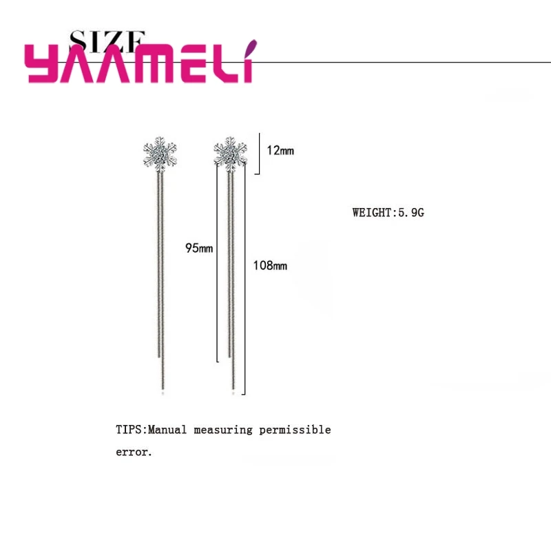 Long Tassel Earrings Natural Rustic Style Irregular Pattern Snowflake Shape 925 Sterling Silver For Anniversary Wedding
Long Tassel Earrings Natural Rustic Style Irregular Pattern Snowflake Shape 925 Sterling Silver For Anniversary Wedding