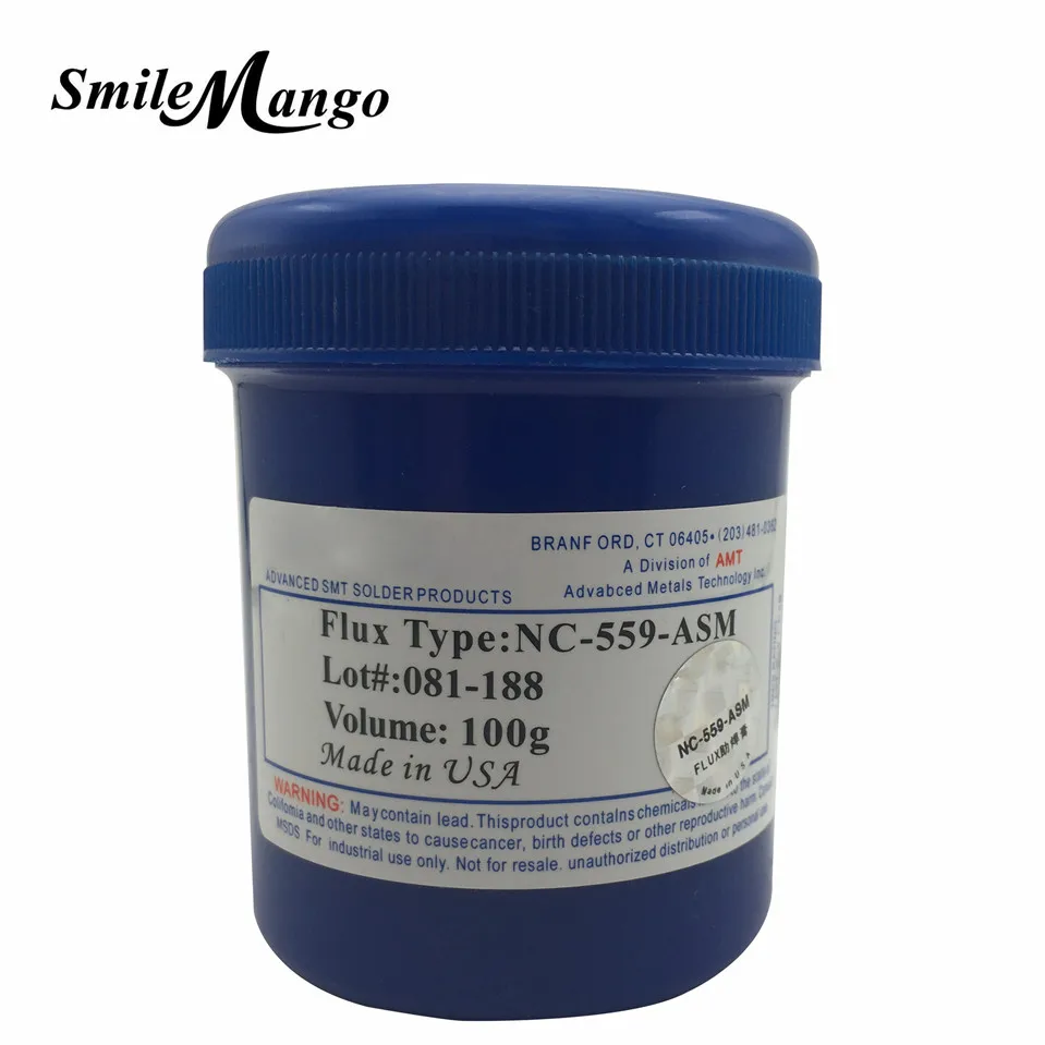 High Quality Paste NC-559-ASM 100g Leaded Free Soldering Flux Welding Paste! Free Shipping
High Quality Paste NC-559-ASM 100g Leaded Free Soldering Flux Welding Paste! Free Shipping
