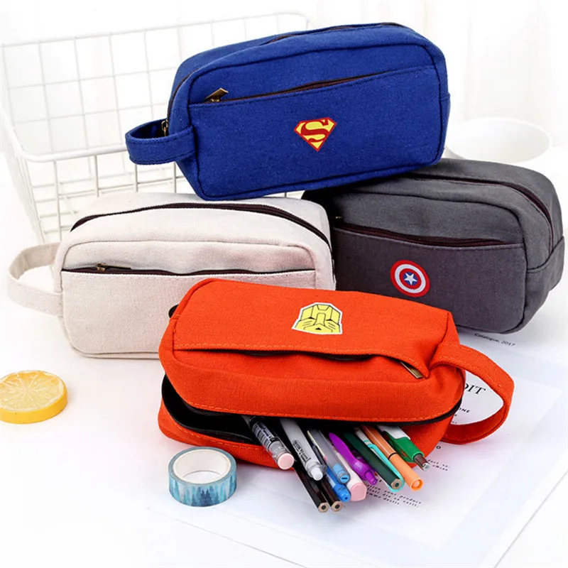 Superhero stationery box high-capacity pencil case school supplies stationery bag canvas pencil case student prize
Superhero stationery box high-capacity pencil case school supplies stationery bag canvas pencil case student prize