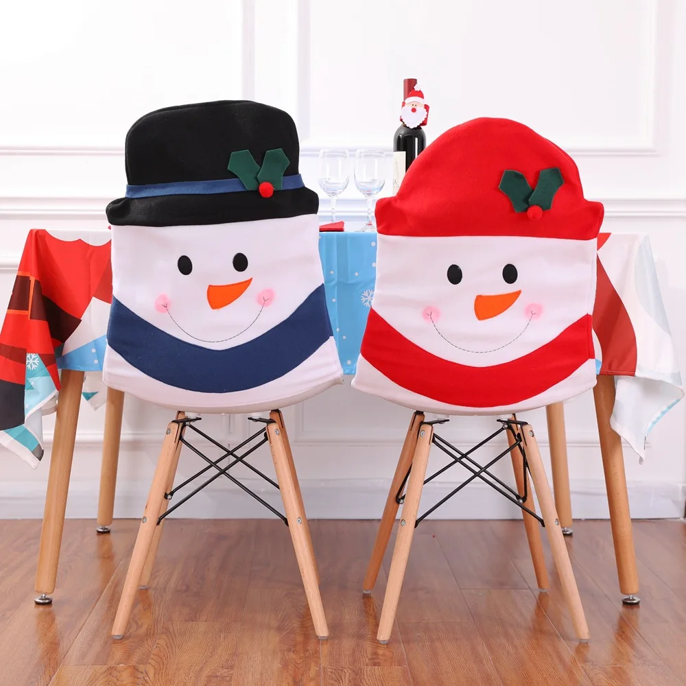 Christmas Chair Back Cover Navidad Ornament Snowman Hat Christmas Decorations for Home Dinner Chair Seat New Year Xmas Supplies
Christmas Chair Back Cover Navidad Ornament Snowman Hat Christmas Decorations for Home Dinner Chair Seat New Year Xmas Supplies
