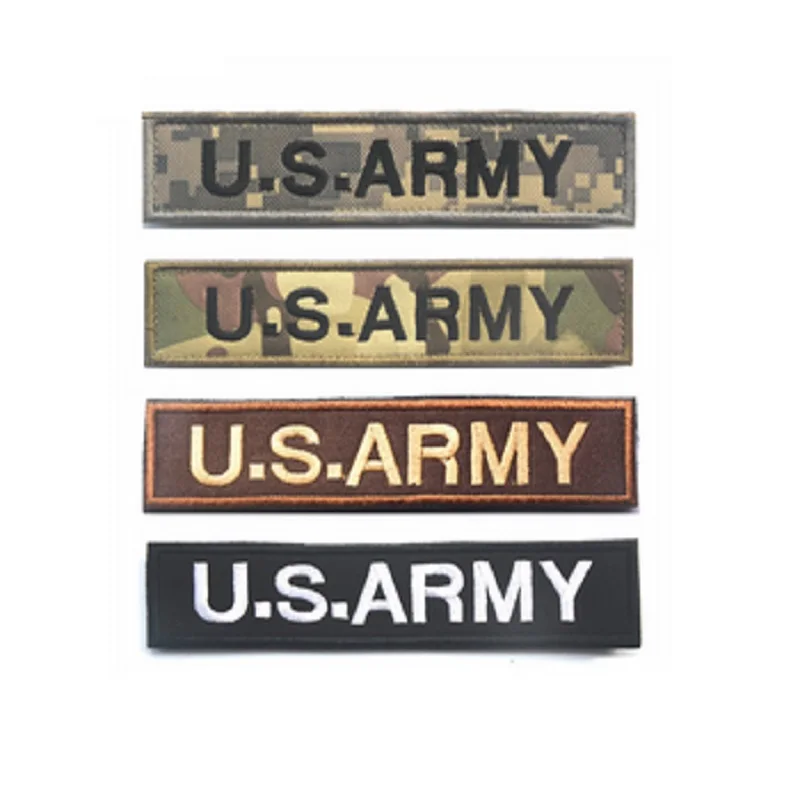 3D High Quality 100% Embroidery Patches Loops And Hook U.S.A Military Personality U.S.AMRY Patches Cloth Chest/USA Patch
3D High Quality 100% Embroidery Patches Loops And Hook U.S.A Military Personality U.S.AMRY Patches Cloth Chest/USA Patch
