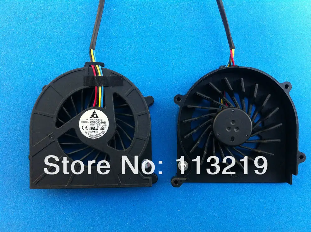 

(5 pcs/Lot) For Toshiba L645 L600D L630 L640 C600D C640 C645 C630 4 Wire Cpu Fan P/N:KSB0505HB