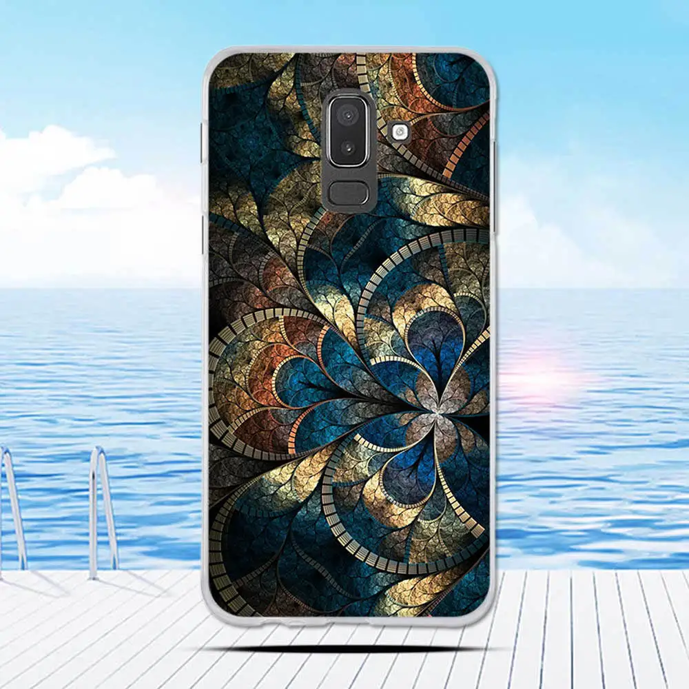 Чехол для Samsung Galaxy J8 2018 Мягкий силиконовый чехол с 3D принтом J810 J810F SM-J810 | Мобильные