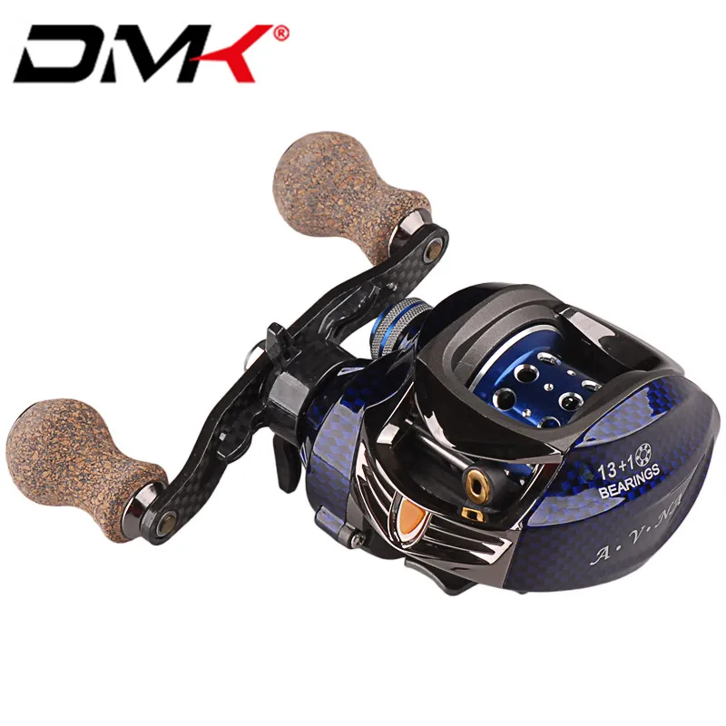 DMK Baitcasting Fishing Reel 14BB/7.0:1 Bait Casting Reel Centrifugal Brake Fish Wheel Molinete Peche Carretilha Carretes Pesca
DMK Baitcasting Fishing Reel 14BB/7.0:1 Bait Casting Reel Centrifugal Brake Fish Wheel Molinete Peche Carretilha Carretes Pesca