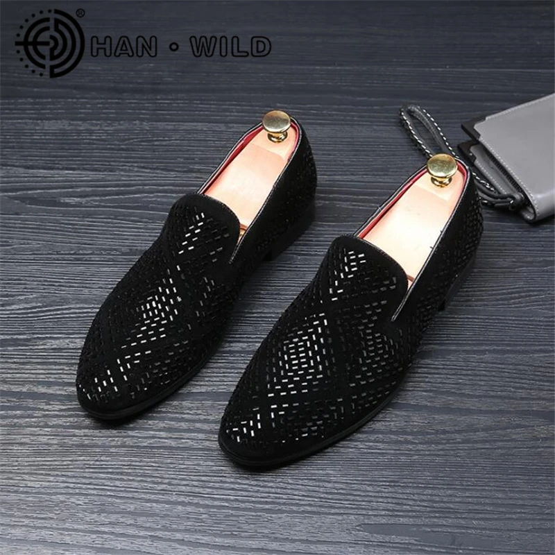 Men Fashion Loafers Party Shoes Casual Rhinestone Pointed Toe Flats Breathable Party Dress Shoes Mens Slip On Wedding Shoes
Men Fashion Loafers Party Shoes Casual Rhinestone Pointed Toe Flats Breathable Party Dress Shoes Mens Slip On Wedding Shoes