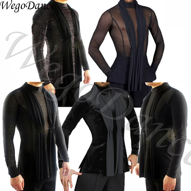 customized Latin Dance Tops Black Long Sleeve high quality stretch Shirt New Men Ballroom Competitive Shirts
customized Latin Dance Tops Black Long Sleeve high quality stretch Shirt New Men Ballroom Competitive Shirts