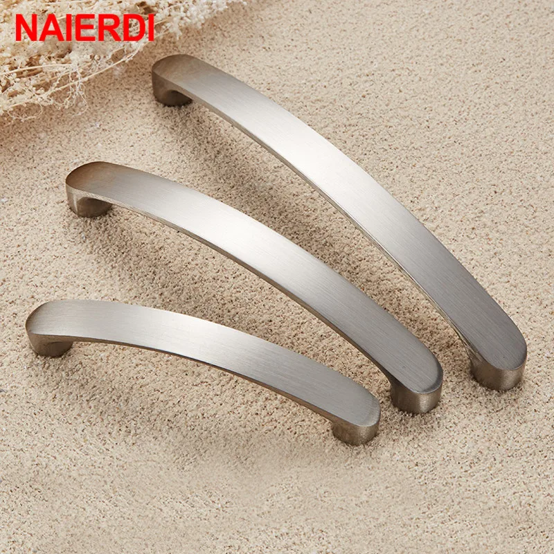 NAIERDI Cabinet Handles Knobs Aluminum Alloy Door Kitchen Knobs Brushed Cabinet Pulls Drawer Modern Furniture Handle Hardware
NAIERDI Cabinet Handles Knobs Aluminum Alloy Door Kitchen Knobs Brushed Cabinet Pulls Drawer Modern Furniture Handle Hardware