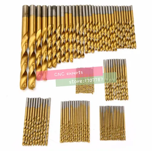 99pcs/set Titanium Coated Drill Bits High Speed Steel HSS Drill Bit Set Tool 1.5mm-10mm For Power Tools
99pcs/set Titanium Coated Drill Bits High Speed Steel HSS Drill Bit Set Tool 1.5mm-10mm For Power Tools
