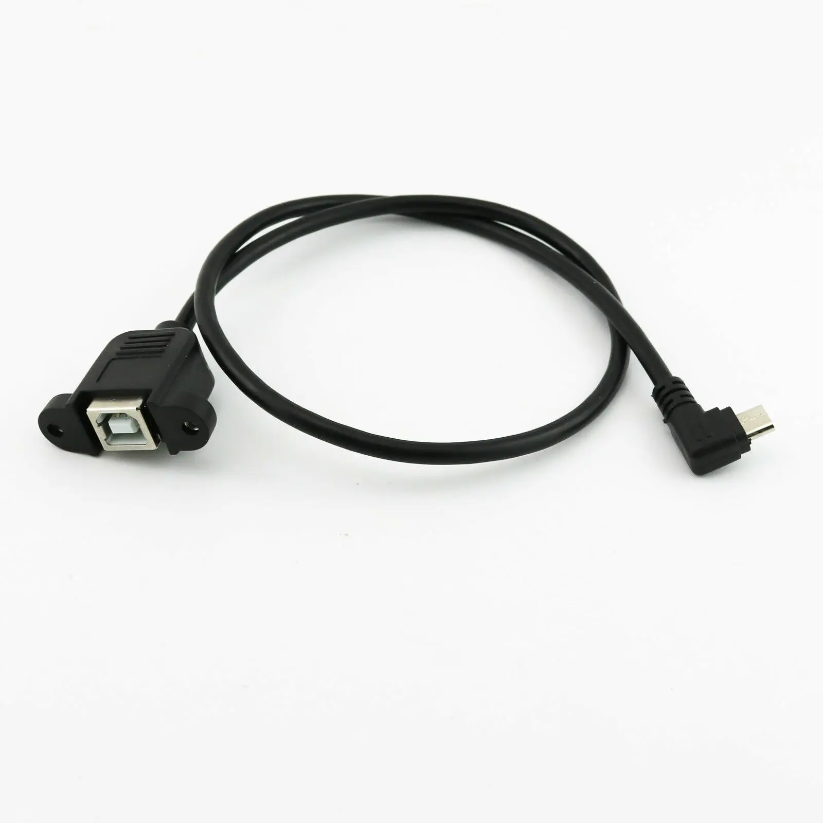 10pcs 50cm USB 2.0 B Female Panel Mount to Micro 5Pin Male Right Angle Extension Cable
10pcs 50cm USB 2.0 B Female Panel Mount to Micro 5Pin Male Right Angle Extension Cable