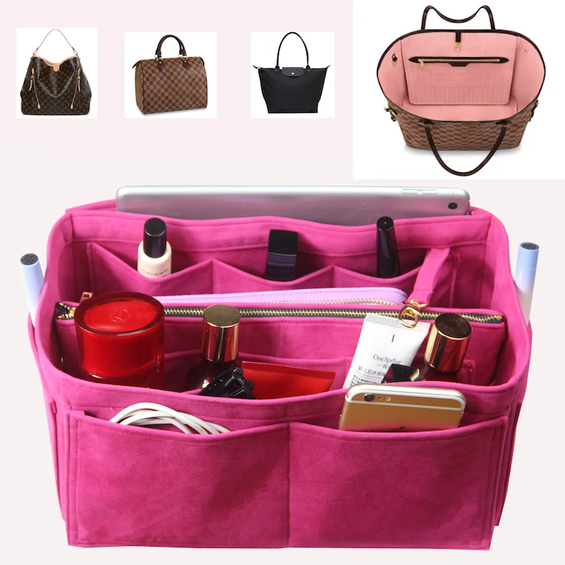 Fits Neverfull Speedy Delightful Velvet Bag Handbag Organizer Bag In Bag Tote Purse Insert Organizer(w/Detachable Zip Pocket)
Fits Neverfull Speedy Delightful Velvet Bag Handbag Organizer Bag In Bag Tote Purse Insert Organizer(w/Detachable Zip Pocket)