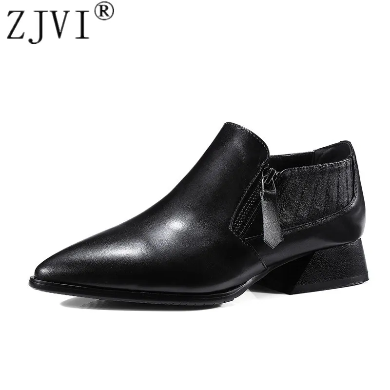 ZJVI Women Genuine Leather Pumps Woman 3.5cm Square Heels Pointed Toe Shoes Ladies Fashion 2022 Spring Autumn Elegant Work Shoes
ZJVI Women Genuine Leather Pumps Woman 3.5cm Square Heels Pointed Toe Shoes Ladies Fashion 2022 Spring Autumn Elegant Work Shoes