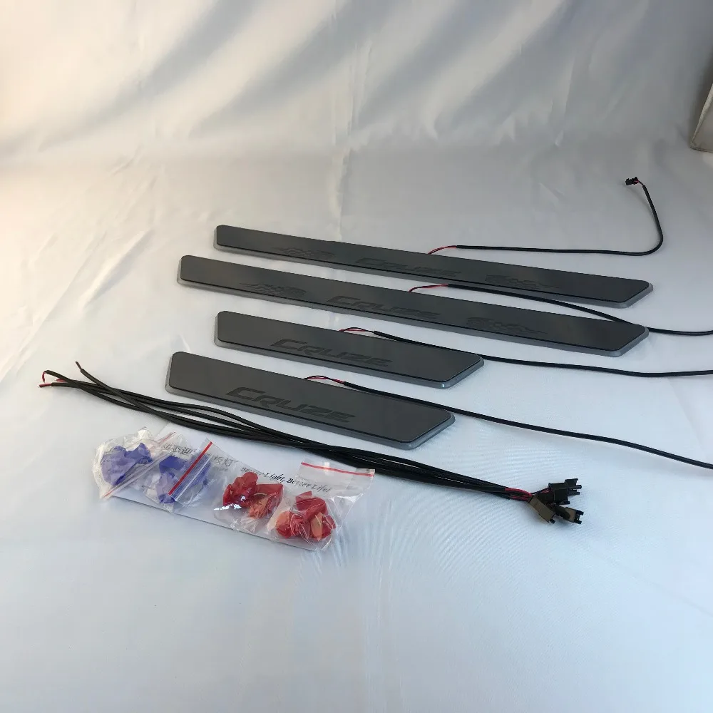 eOsuns LED moving door scuff for chevrolet cruze Nerf Bars & Running Boards door sill plate overlays linings light, 4pcs
eOsuns LED moving door scuff for chevrolet cruze Nerf Bars & Running Boards door sill plate overlays linings light, 4pcs